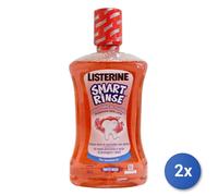 2x Listerine Bain de Bouche 500 Ml. Junior Smart Rinse 6+