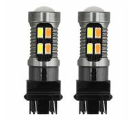 2x Lumire Led Double Couleur Ampoule T25 3157 P27-7w 5630 20smd Canbus Frein De Voiture Lampe De Recul Clignotant Blanc B Pzcc