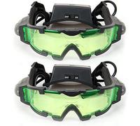 2X Lunette de Vision Nocturne Avec Filp-Out LED Bleu pour des Activites Dans La Nuit Surtout pour des Jeux des Enfants