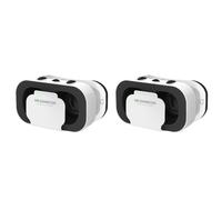 2X Lunettes 3D VR SHINECON G05A, Casque de Réalité Virtuelle Réglable, Lunettes VR pour Téléphone Intelligent
