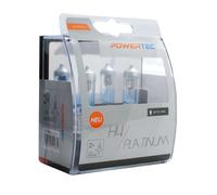 2x M-Tech H4 ampoule halogène 55W 12V Platinum