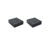 2X M09 HTPC Host Mini ITX Chassi de Computador Fonte AlimentaçãO DC Controle Industrial Gabinete Mesa DoméStica