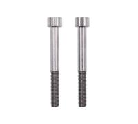 2X M8X70 18G Boulon de Capuchon de Casque de Vélo en Alliage de Titane pour Vélo Pliant BMX Tige Vis Pièces de Vélo
