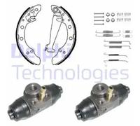 2x Mâchoires de frein prémonté KP850 DELPHI pour AUDI VW SEAT SKODA