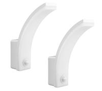 2x Maclean détecteur de mouvement Lampe LED détecteur de mouvement PIR blanc 20W IP65 2000lm blanc neutre (4000K) MCE512 W