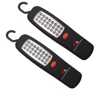 2x Maclean lampe d'atelier 24 LED crochet magnétique MCE03