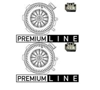 2X Mahle AB 89 000P Ventilateur Intérieur Avant Pour Mercedes-Benz B906