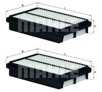 2X MAHLE / KNECHT Filtre À Air LX 1041
