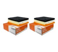 2X MAHLE / KNECHT Filtre À Air LX 2077/4
