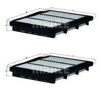 2X MAHLE / KNECHT Filtre À Air LX 2679