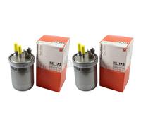 2X MAHLE / KNECHT Filtre À Carburant KL 173