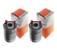 2X MAHLE / KNECHT Filtre À Carburant KL 485/5D