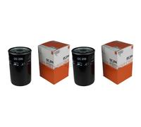 2X MAHLE / KNECHT Filtre À Huile OC 206