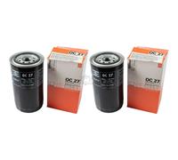 2X MAHLE / KNECHT Filtre À Huile OC 27