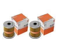 2X MAHLE / KNECHT Filtre À Huile OX 125D