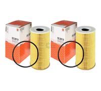 2X MAHLE / KNECHT Filtre À Huile OX 128/1D