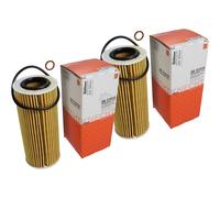 2X MAHLE / KNECHT Filtre À Huile OX 177/3D