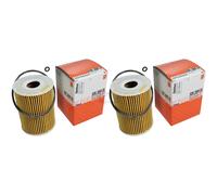 2X MAHLE / KNECHT Filtre À Huile OX 380D