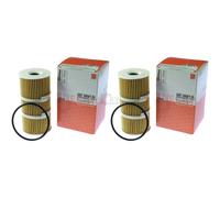 2X MAHLE / KNECHT Filtre À Huile OX 389/1D