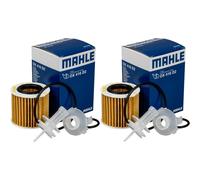 2X MAHLE / KNECHT Filtre À Huile OX 416D2