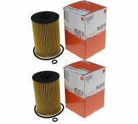 2X MAHLE / KNECHT Filtre À Huile OX 787D