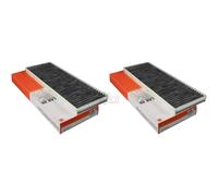 2X MAHLE / KNECHT Filtre D'Intérieur Pollen Filtre D'Intérieur LAK 45