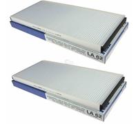 2X MAHLE / KNECHT Filtres Intérieurs Filtres À Pollen LA 62