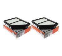 2X MAHLE / KNECHT LX 2647 Filtre À Air Pour Honda Civic VIII Hatchback