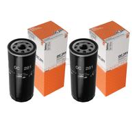 2X MAHLE / KNECHT OC 281 Filtre À Huile