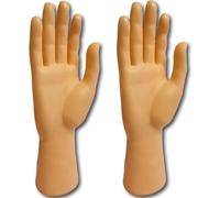 2x main de femme comme support de bijoux pour chaînes, bagues, gants | main féminine décorative pour des présentations professionnelles de bijoux | support de bagues - main de bijoux | support de mont