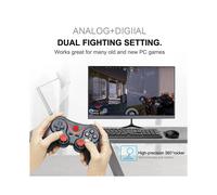 2X Manette de Jeu Android Sans Fil T3 X3 Manette de Jeu Sans Fil BT3.0 Manette pour Téléphone Portable PC Support TV