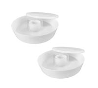 2X Mangeoire à Eau pour Abeilles, Ronde Abreuvoir à Abeilles Rapide pour Apiculture, Distributeur d'eau pour Abeilles, Alimentation Abeille, Nourrisseur Abeilles Équipement Apicole Outil d'apiculteur