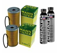 2X MANN-FILTER Filtre À Huile H 820/3 X + 2X LIQUI MOLY Cera Tec 3721