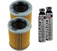 2X MANN-FILTER Filtre À Huile MH 63/1 + 2X LIQUI MOLY Cera Tec 3721