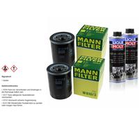 2X MANN-FILTER FILTRE À HUILE W 610/3 + 2X LIQUI MOLY Pro-Line Nettoyage Moteur