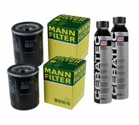 2X MANN-FILTER Filtre À Huile W 610/6 + 2X LIQUI MOLY Cera Tec 3721