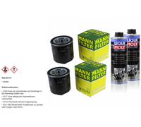 2X MANN-FILTER FILTRE À HUILE W 712/52 + 2X LIQUI MOLY Pro-Line Nettoyage Moteur