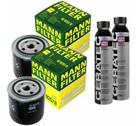 2X MANN-FILTER Filtre À Huile W 920/8 + 2X LIQUI MOLY Cera Tec 3721