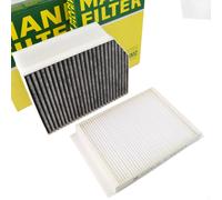 2x Mann Filtre D'Habitacle Charbon Actif de Particule pour Mercedes W205 W213