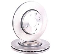 2x MAPCO 15432 Disque de frein Avant convient pour PEUGEOT 108 247mm