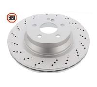 2x MAPCO Disque de frein Arrière convient pour MERCEDES-BENZ CLS Coupé (C219)