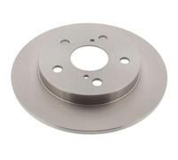 2x MAPCO Disque de frein Arrière pour TOYOTA AURIS 259mm 25225