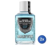 2X Marvis Bain De Bouche 120 Ml. Anis Menthe