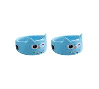 2X Masque pour les Yeux Doux pour Enfants, Écouteurs Confortables Sans Fil, Masque Élastique pour les Yeux pour Dormir avec des Animaux