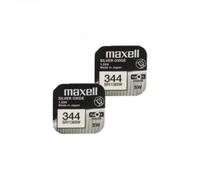 2x Maxell 344 SR1136SW Pile Bouton Oxyde D’Argent 1,55V Fabriquée Au Japon