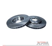 2X Maxgear 19-2856 Disque De Frein Pour Skoda Citigo NF1 Seat Mii VW Load UP