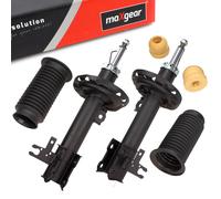 2x Maxgear Amortisseurs à Gaz + Kit Soufflets Avant pour Opel Astra H Zafira B
