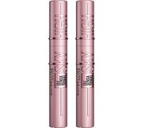 2x Maybelline New York Sky High Mascara Volumateur et Allongeant Couleur Noire Convient aux Yeux Sensibles