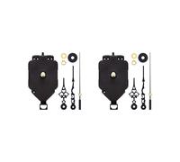 2X Mécanisme de Mouvement D'Horloge à Pendule à Quartz de 23mm avec Kits D'Aiguilles D'Horloge pour Accessoires de Remplacement de Pièces de