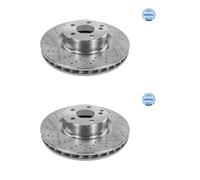 2x Meyle 015 521 2045 Disque de Frein Avant pour Mercedes-Benz W220 C215